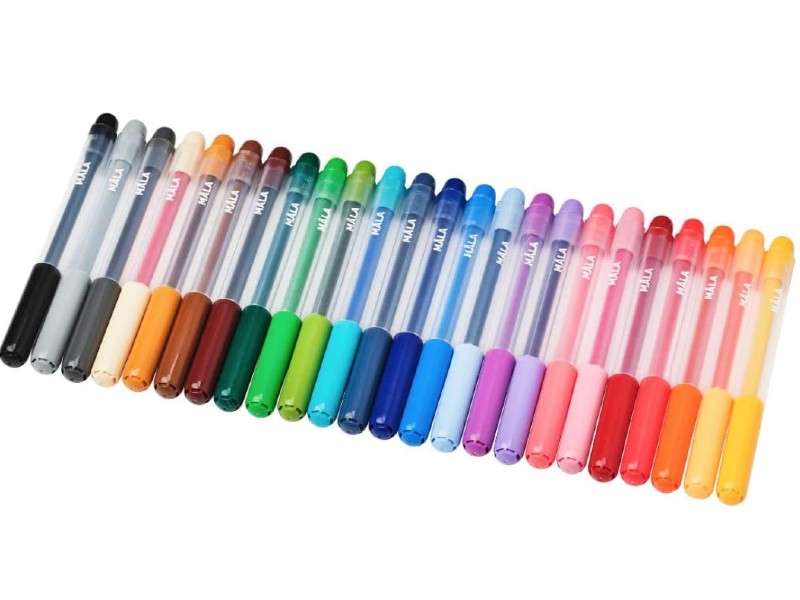 Rotuladores Ikea MALA 24 colores pileta