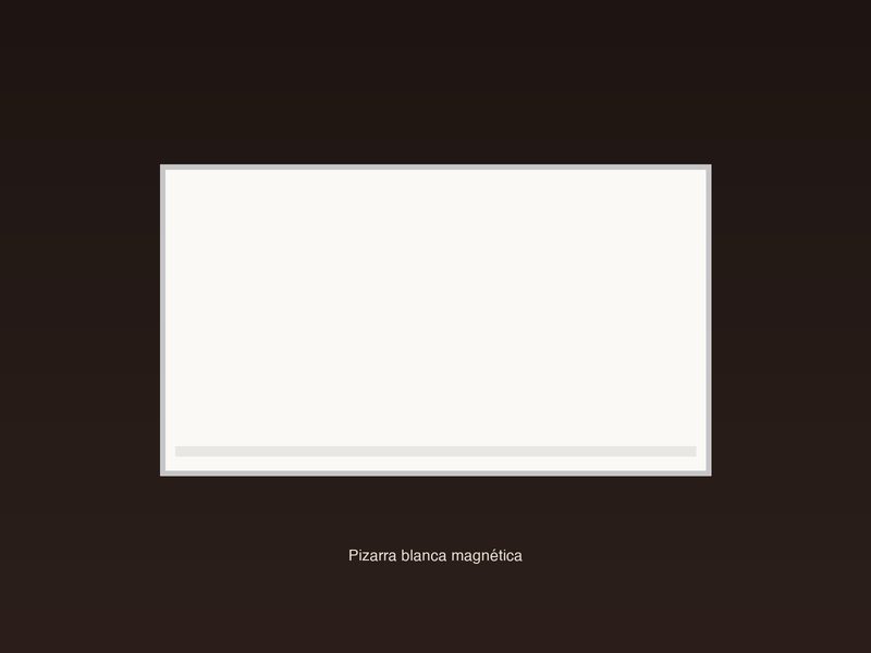 Pizarra blanca magnética 120×90